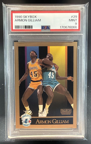 1990-91 Skybox Armon Gilliam #29 Hornets PSA 9