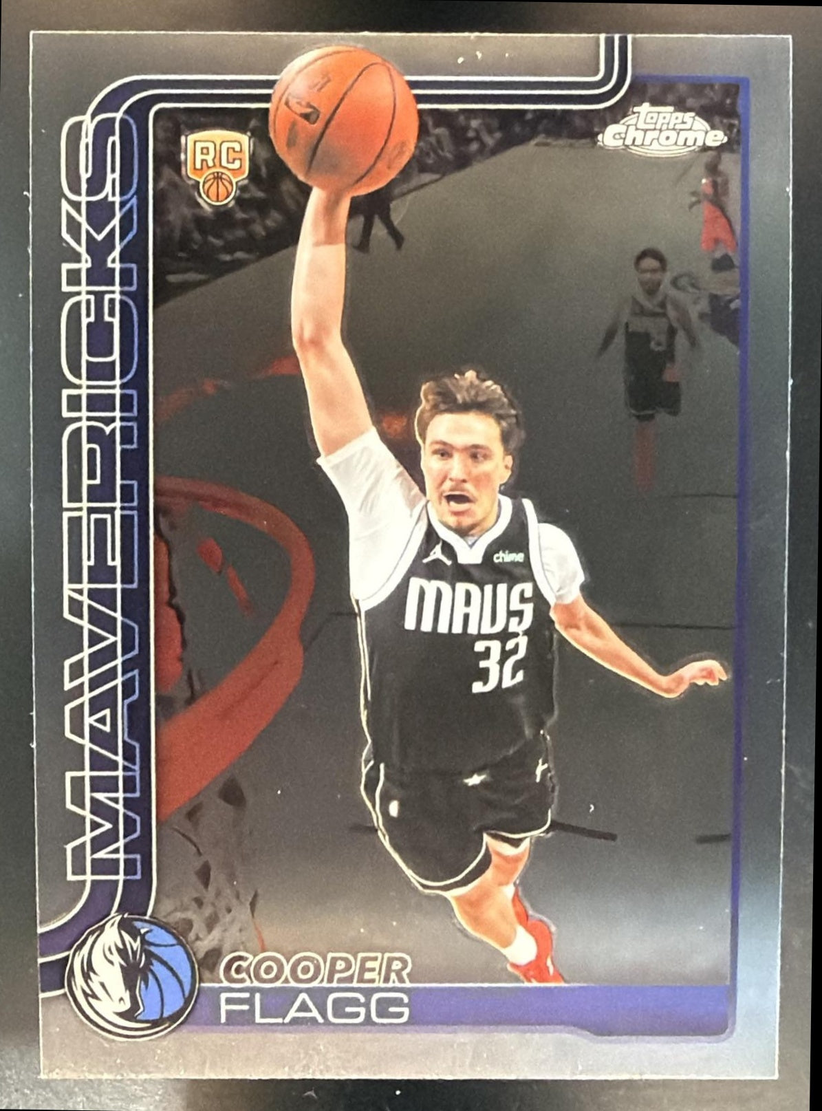 2025-26 Topps Chrome Update Cooper Flagg #151 RC Mavericks — front