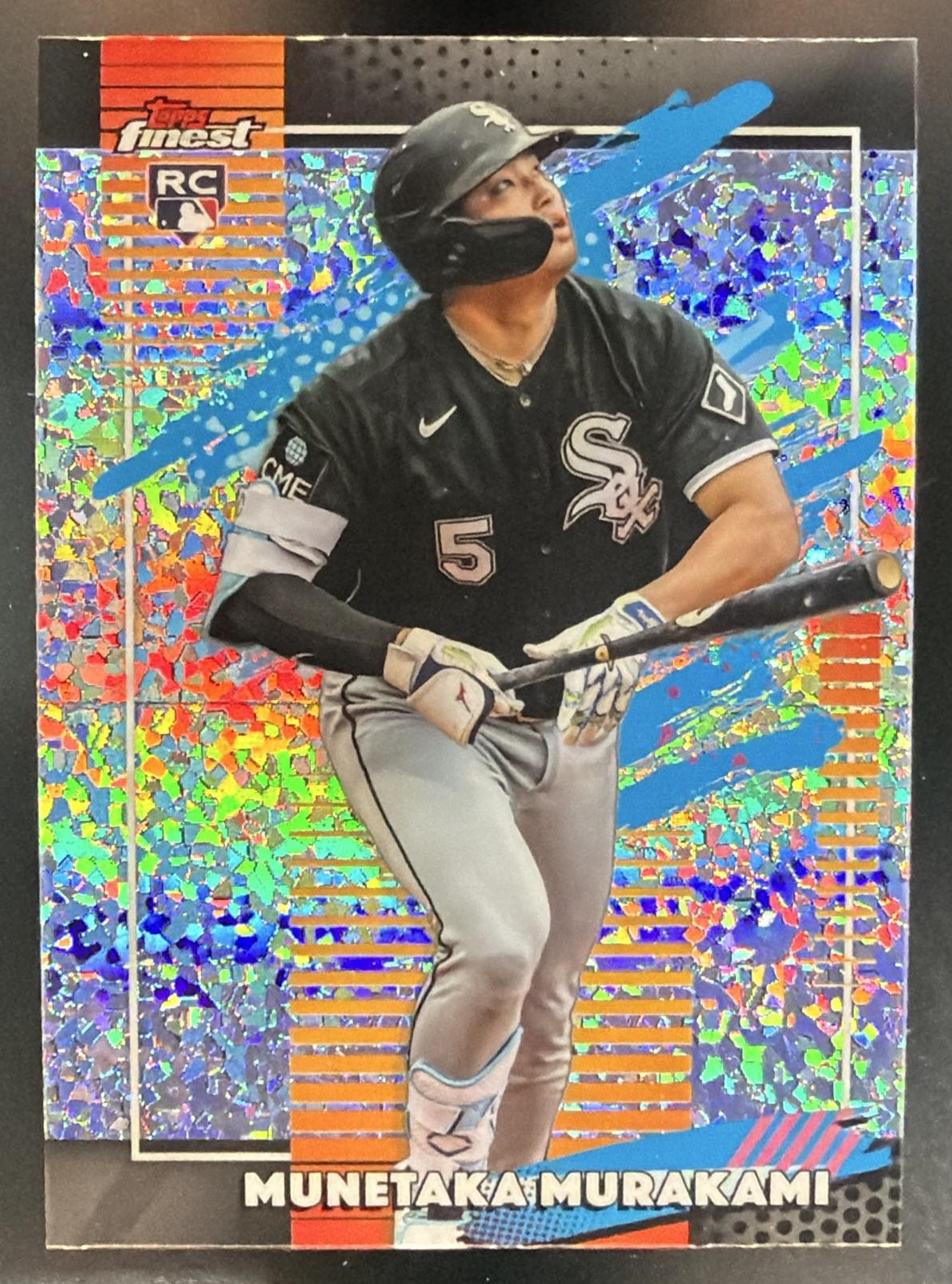 2026 Topps Finest Munetaka Murakami #145 Uncommon Mini-Diamond Refractor RC — front