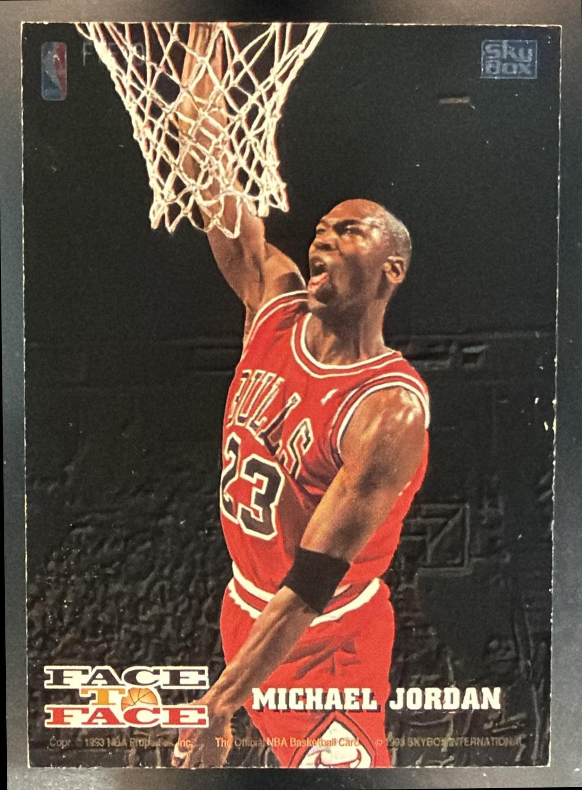 1993-94 Hoops Harold Miner Michael Jordan #FTF10 Face to USA — front
