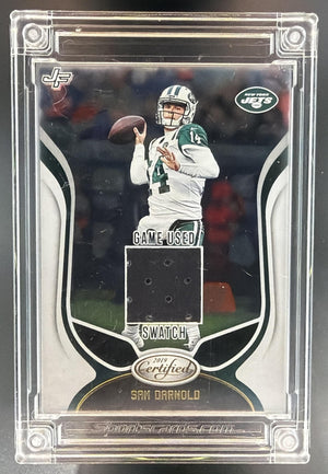 2022 Jersey Fusion Certified Sam Darnold Game Used Jersey Relic Jets