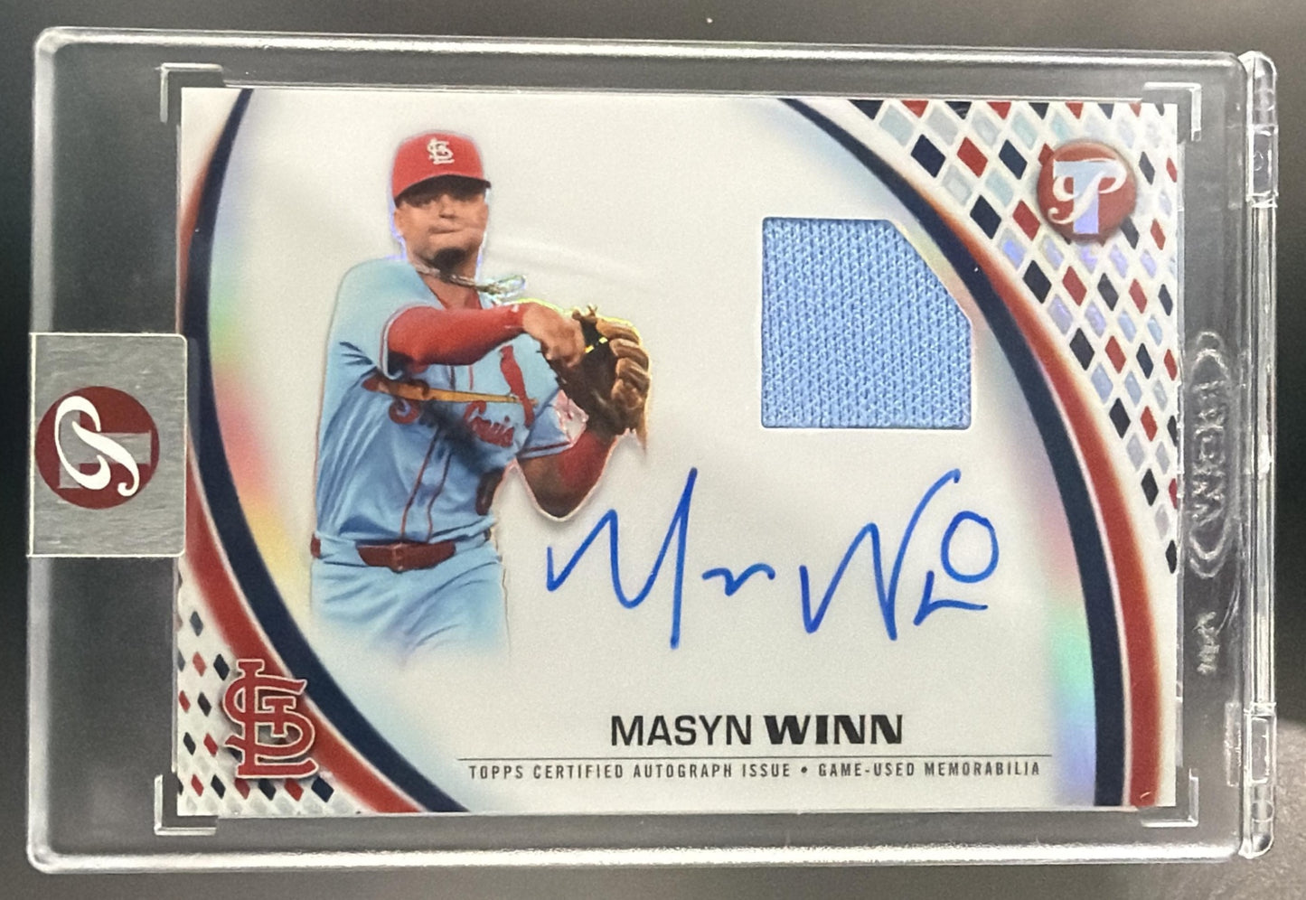2026 Topps Pristine Masyn Winn #PPAR-MW Pieces Auto Relic MEM Cardinals — front