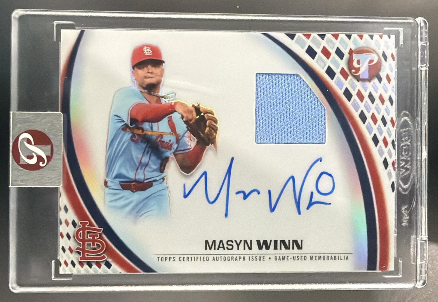 2026 Topps Pristine Masyn Winn #PPAR-MW Pieces Auto Relic MEM Cardinals — front