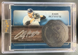 2025 Topps Five Star Andy Pettitte #FSS-AP Silver Signature Blue /20 Auto