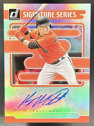 2021 Panini Donruss Ryan Mountcastle #SS-RY Signature Series Auto RC Orioles