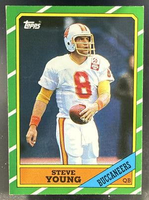 1986 Topps Steve Young #374 RC Buccaneers