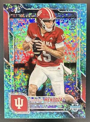 2025 Bowman Chrome U Fernando Mendoza Aqua Mini-Diamond Refractor /325 1st