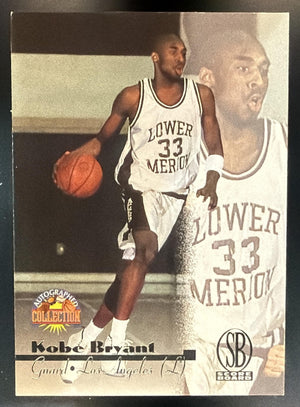 1996 Score Board Auto Collection Kobe Bryant #13 Lakers