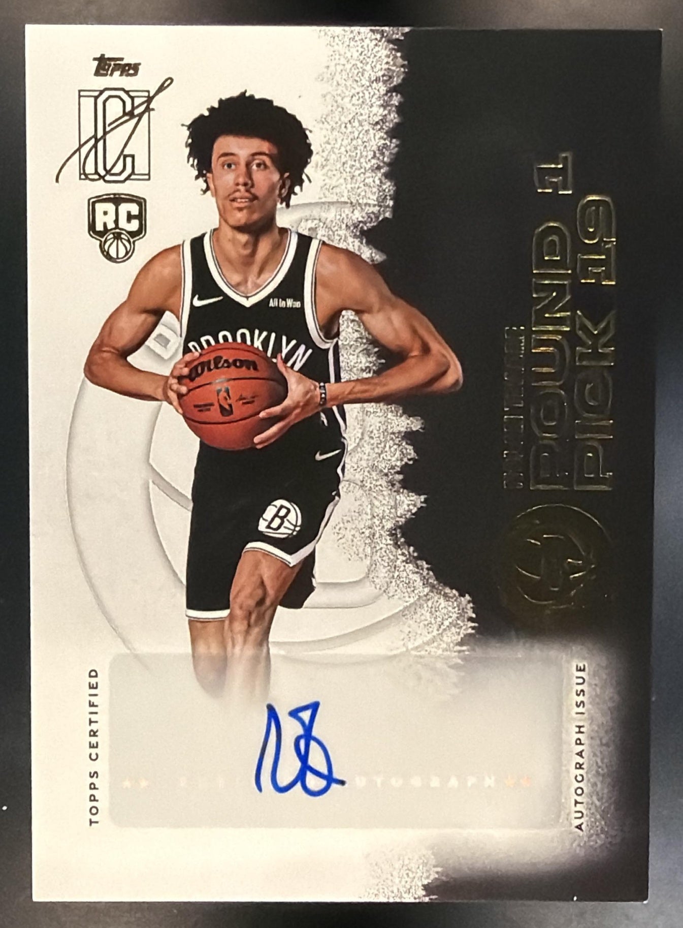 2025-26 Topps Signature Class Nolan Traore #RCA-NT Rookie Auto RC Nets — front