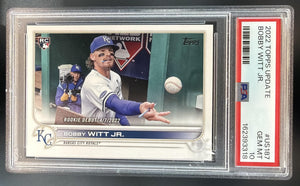 2022 Topps Update Bobby Witt Jr. #US187 RC Royals PSA 10