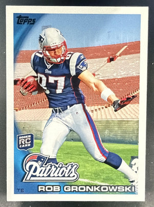 2010 Topps Rob Gronkowski #148a RC Patriots