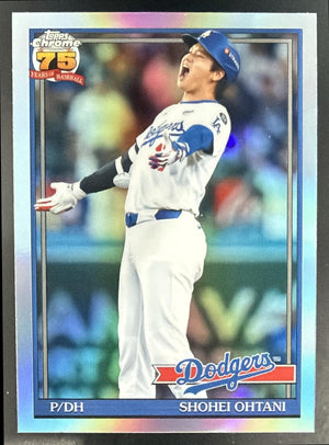 2026 Topps Chrome Shohei Ohtani #91CB-1 1991 Dodgers