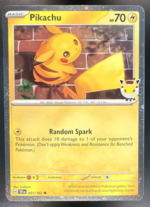 2026 Pokemon Day Pikachu #051/162 Cosmos Holo