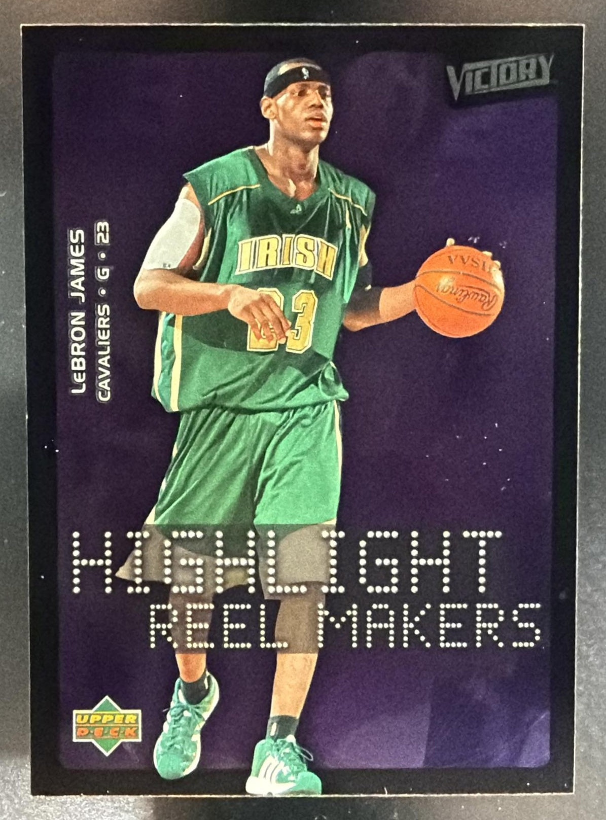 2003-04 Upper Deck Victory Lebron James #222 RC Cavaliers — front