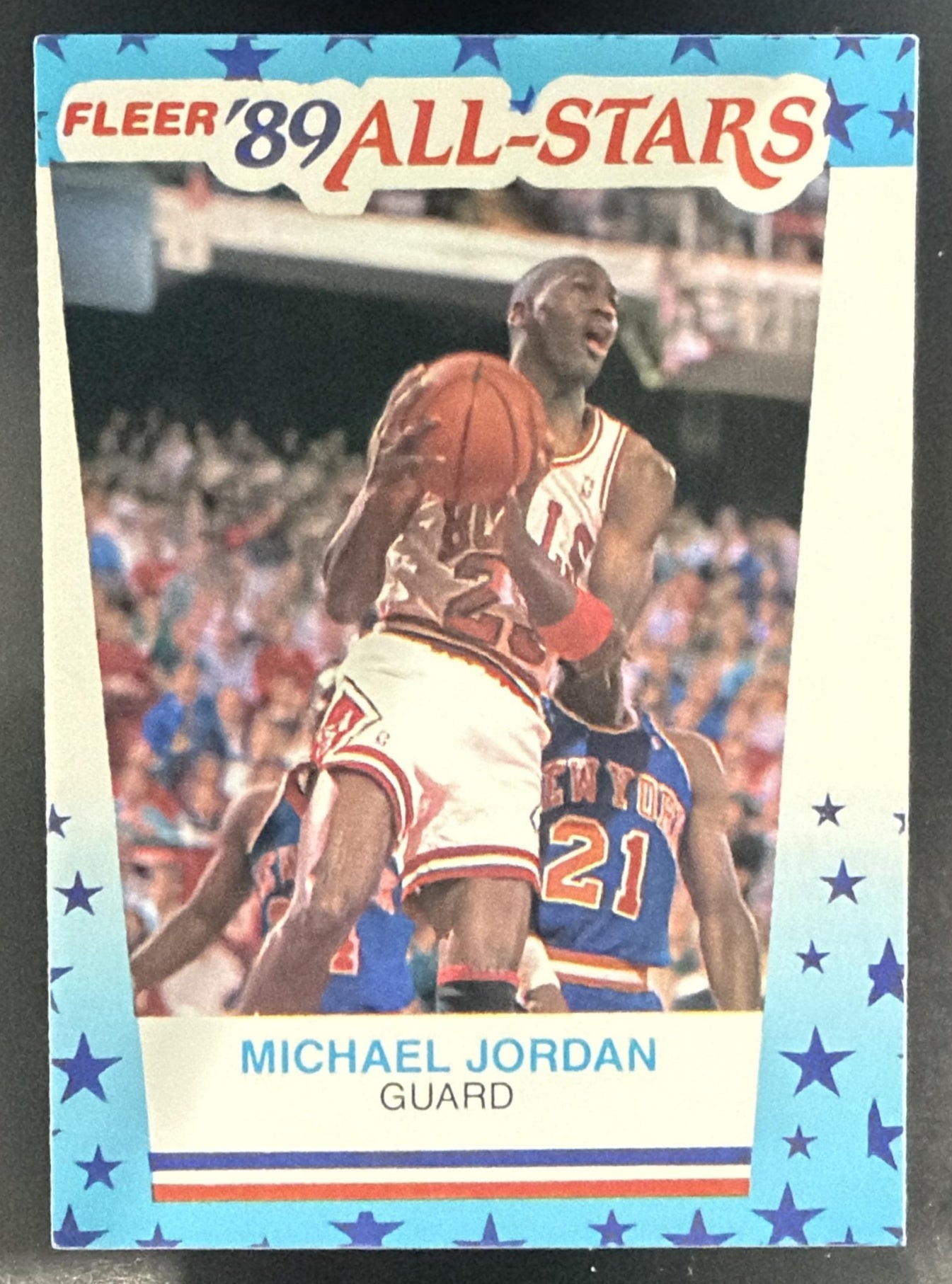 1989-90 Fleer Michael Jordan #3 Stickers Bulls — front