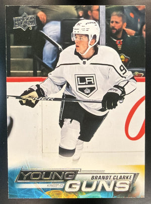 2022-23 Upper Deck Brandt Clarke #470 Young Guns RC Kings