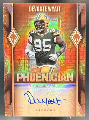 2025 Panini Phoenix Devonte Wyatt Phoenician Penmanship Hyper Prizm /199 Auto