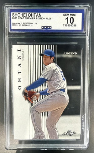 2023 Leaf Premier Shohei Ohtani CCG 10