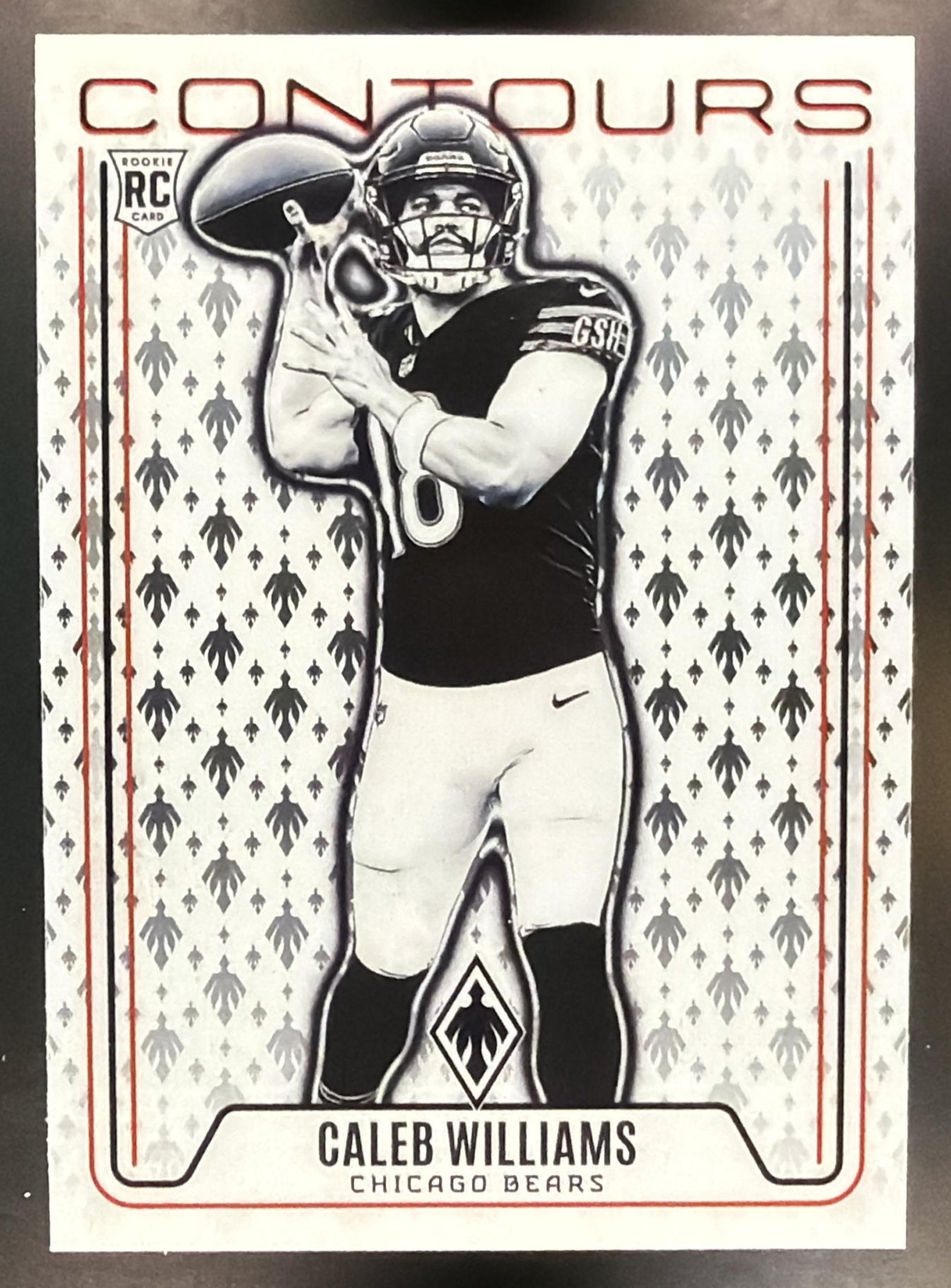 2024 Panini Phoenix Caleb Williams #CON-CWS Contours RC Bears — front