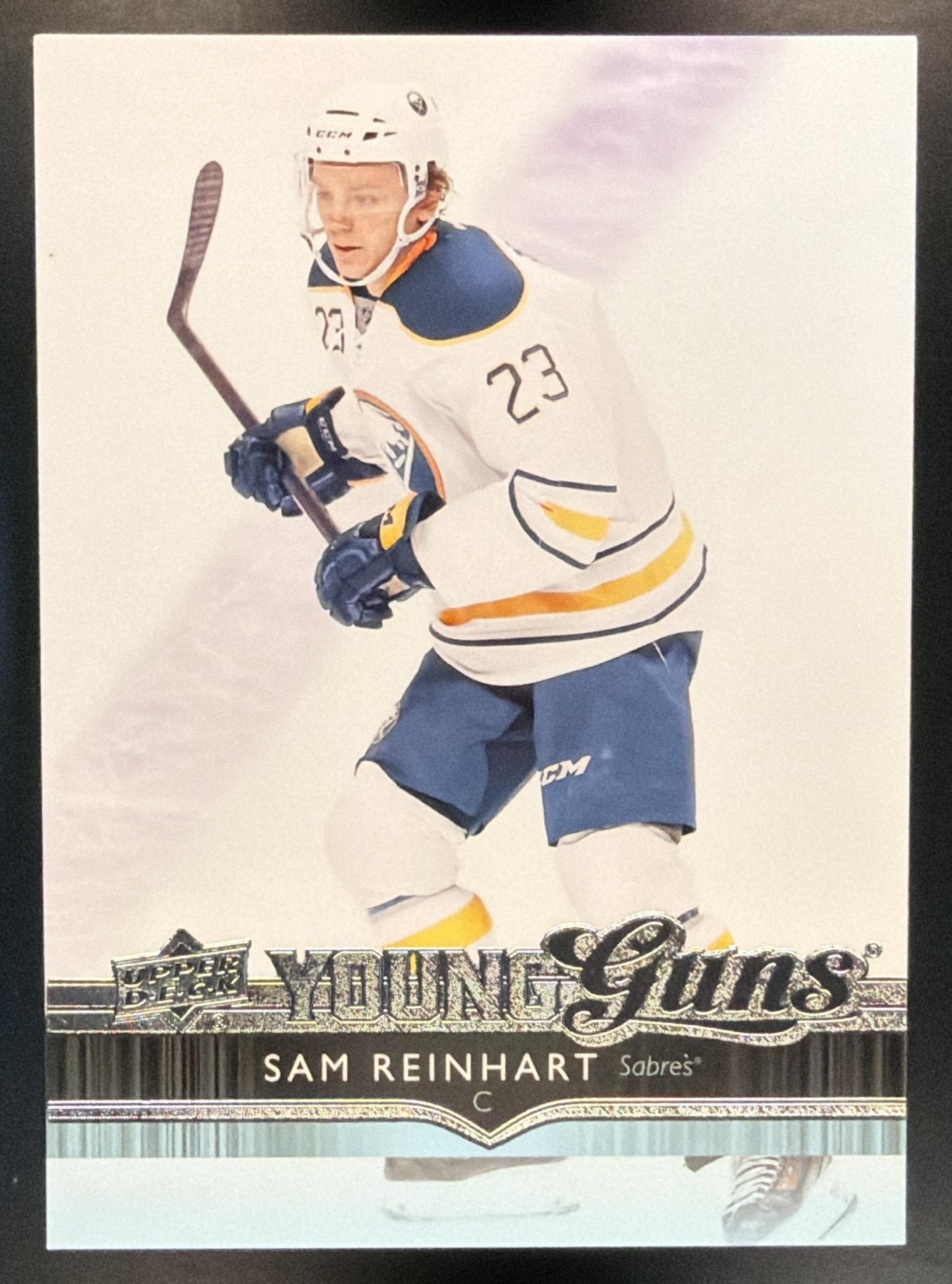 2014-15 Upper Deck Sam Reinhart #206 Young Guns RC Sabres! — front