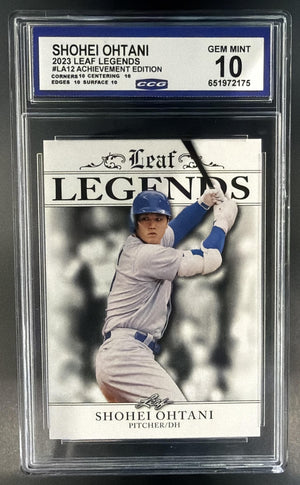 2023 Leaf Legends Shohei Ohtani CCG 10