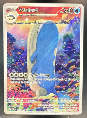 2025 Pokemon Journey Together Wailord #162/159