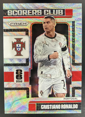 2026 Panini Prizm World Cup Cristiano Ronaldo #21 Scorers Club Wave Portugal