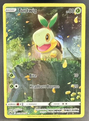 2023 Pokemon Sword & Shield Crown Zenith Turtwig #GG31/GG70 Galarian Gallery