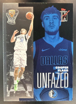 2025-26 Topps Signature Class Cooper Flagg #FAZE-11 Unfazed RC Mavericks