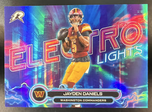 2025 Topps Resurgence Jayden Daniels #EL-9 Electro Lights Commanders