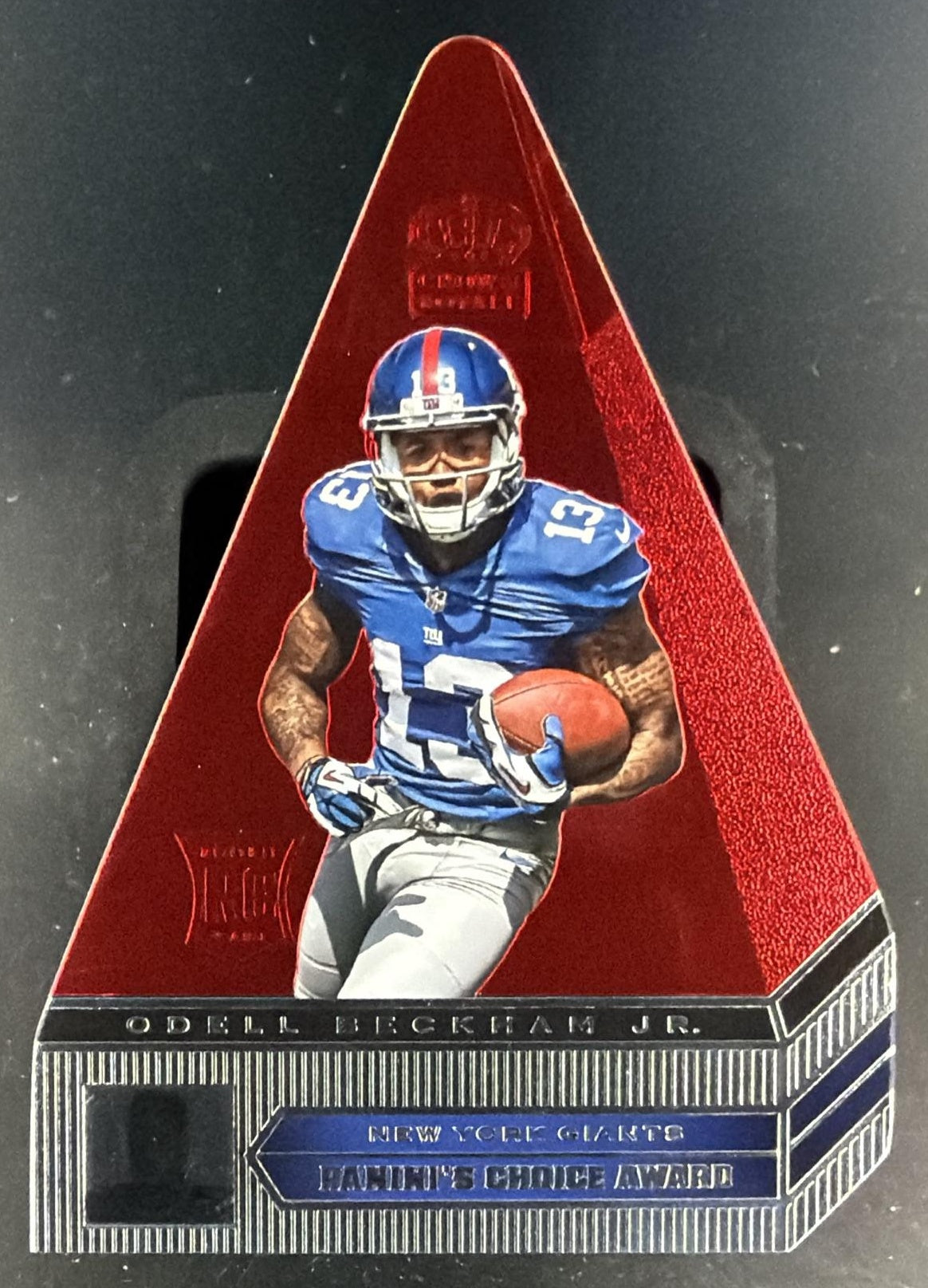 2014 Panini Crown Royale Odell Beckham Jr. #PC7 Panini's Choice Red RC Giants — front