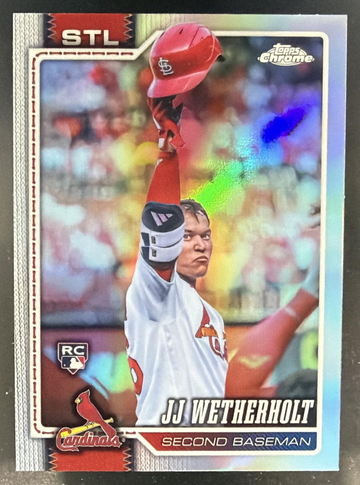 2026 Topps Chrome JJ Wetherholt #119 Image Variation RC Cardinals — front