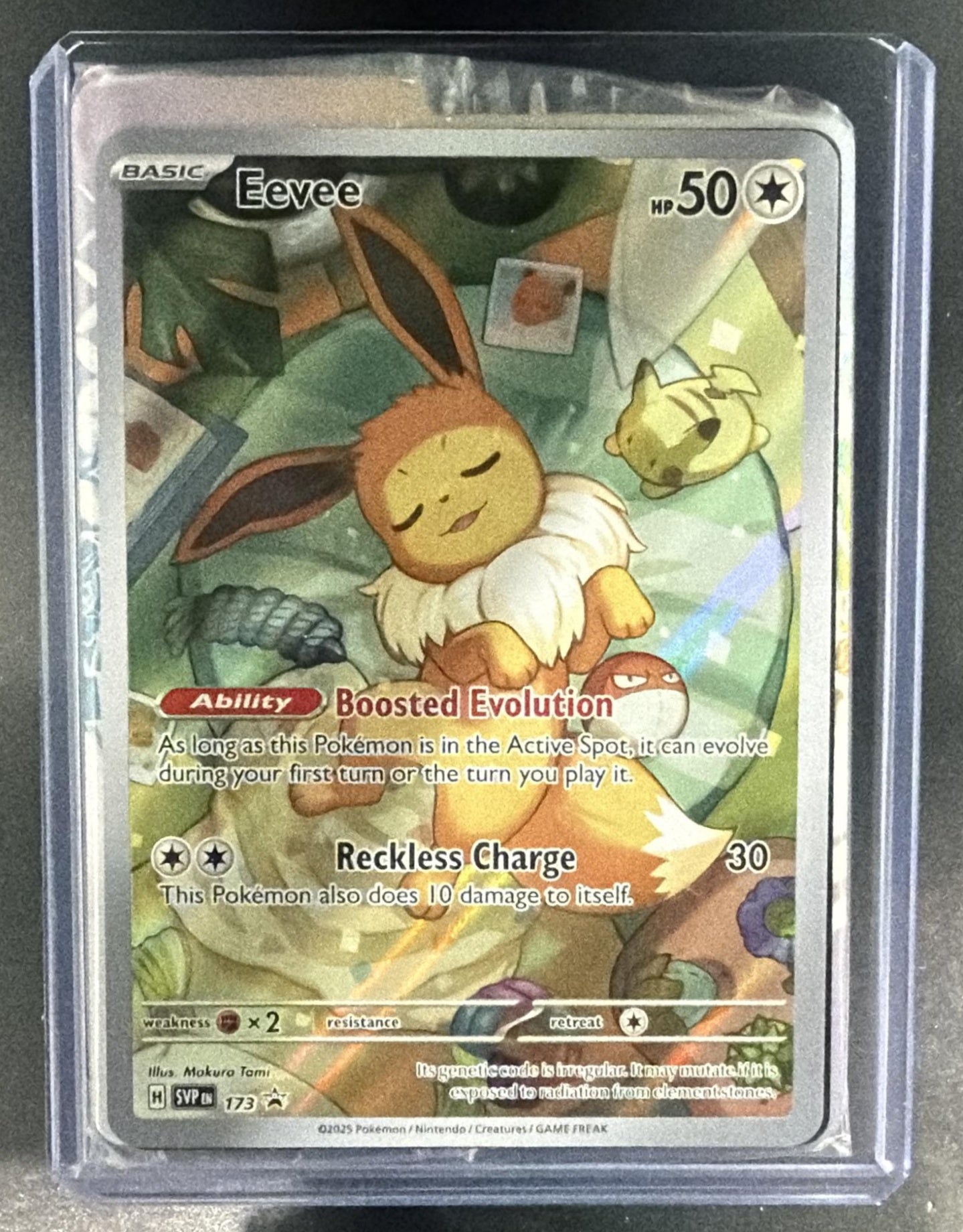 Pokemon SV Black Star Promos Eevee #173 2025 — front
