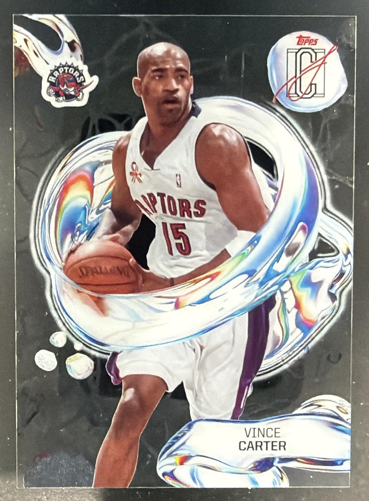 2025-26 Topps Signature Class Vince Carter #FD-15 Fluidity SP Raptors — front