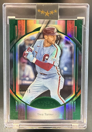 2025 Topps Five Star Trea Turner #62 Emerald 13/15 Phillies