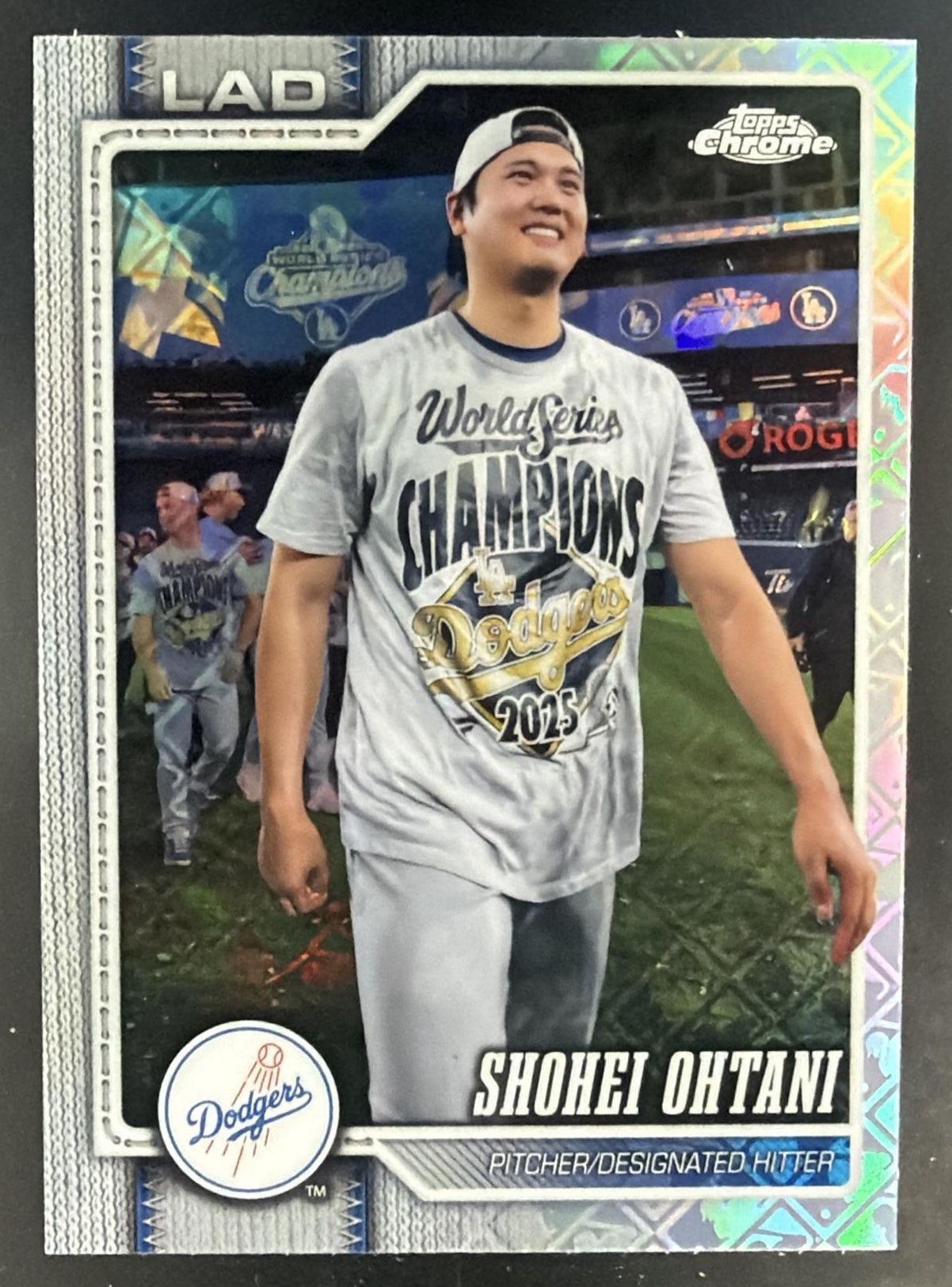 2026 Topps Chrome LogoFractor Shohei Ohtani #1 Image Variation Dodgers — front