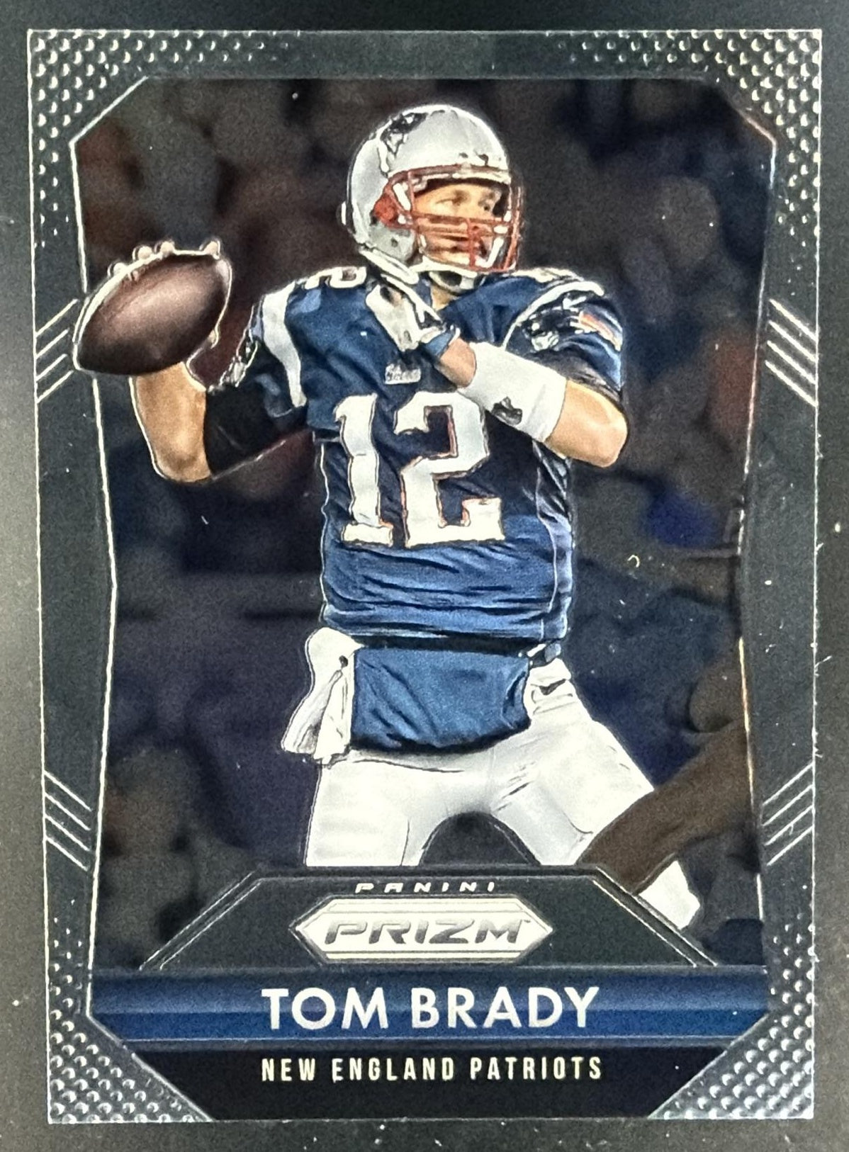 2015 Panini Prizm Tom Brady #12 Patriots — front