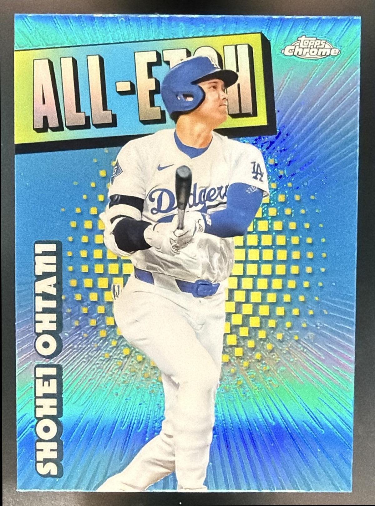 2025 Topps Chrome Shohei Ohtani #CAE-1 All-Etch Dodgers — front
