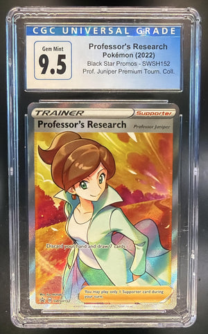 2019 Pokemon Sword & Shield Black Star Promos Professor Juniper CGC 9.5