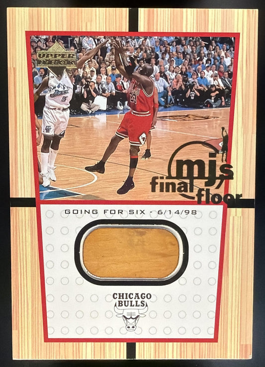 1999-00 Upper Deck Legends Michael Jordan #FF9 M.J.'s Final Floor Blow Up Bulls