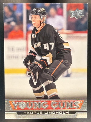2013-14 Upper Deck Hampus Lindholm #499 Young Guns RC Ducks