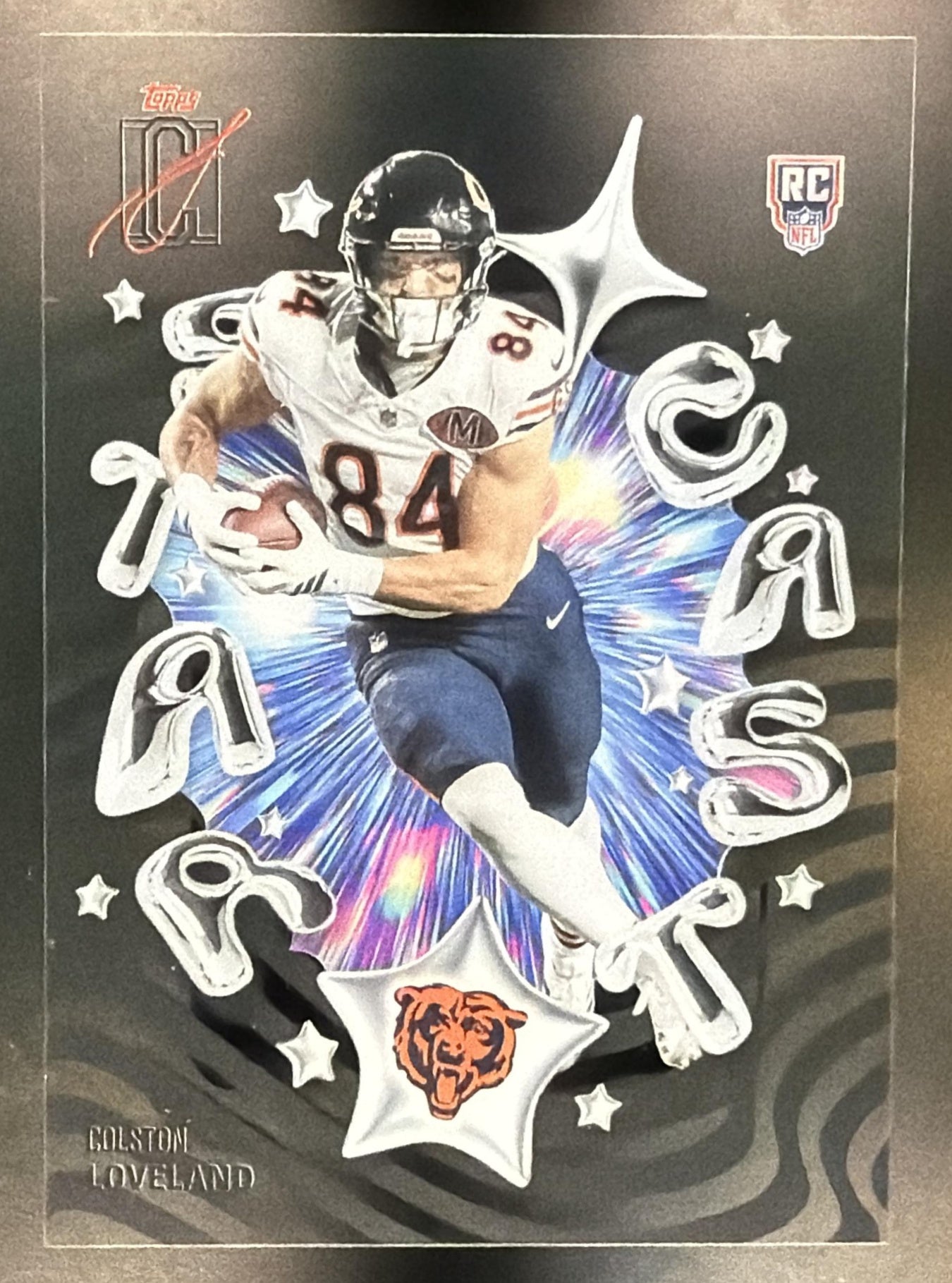 2025 Topps Signature Class Colston Loveland #SC-9 Star Cast SP RC Bears — front