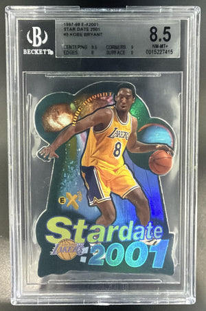 1997-98 Skybox E-X2001 Kobe Bryant #3SD Star Date 2001 Lakers BGS 8.5