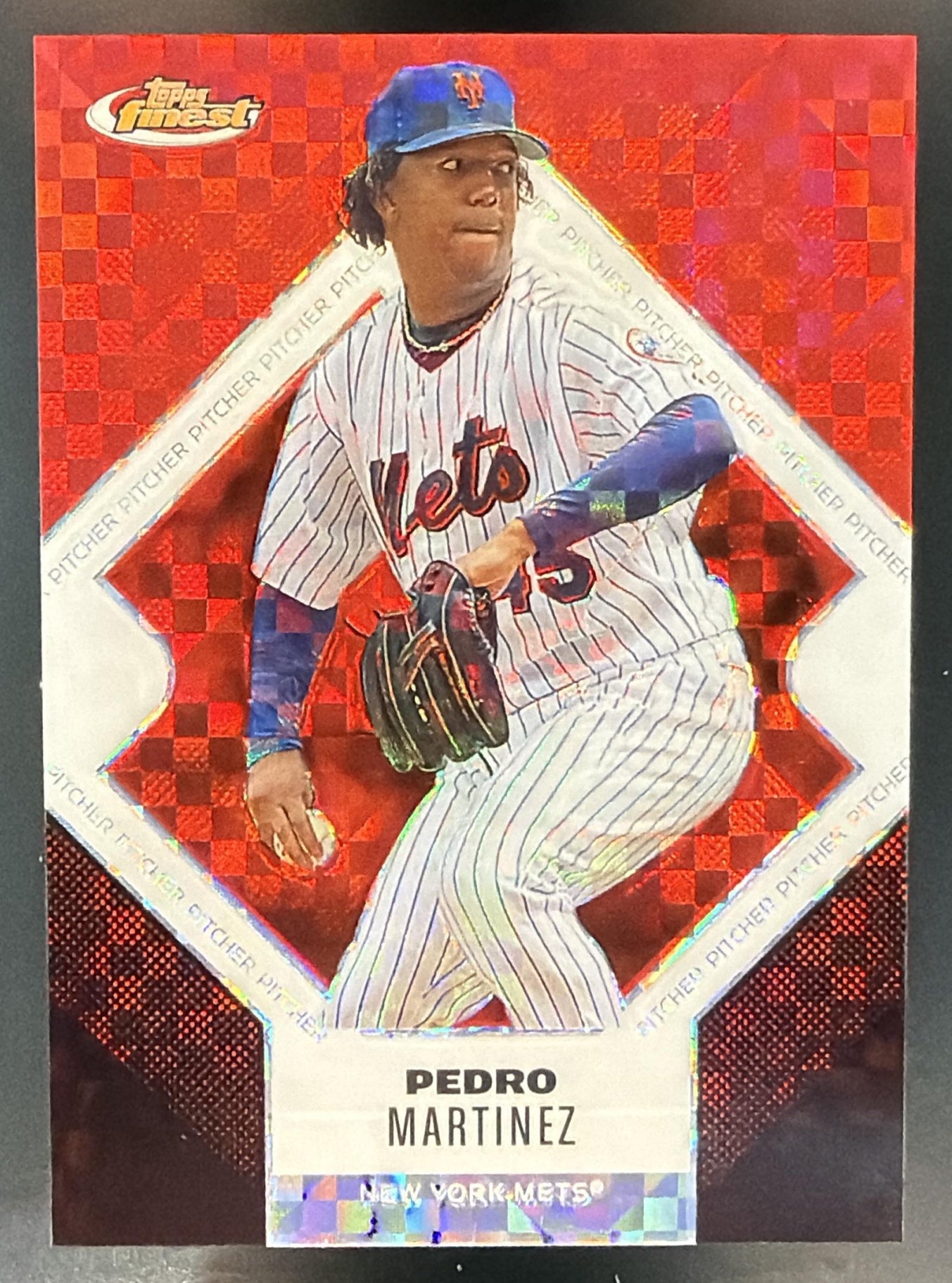 2006 Topps Finest Pedro Martinez #120 X Fractors 39/250 Mets — front