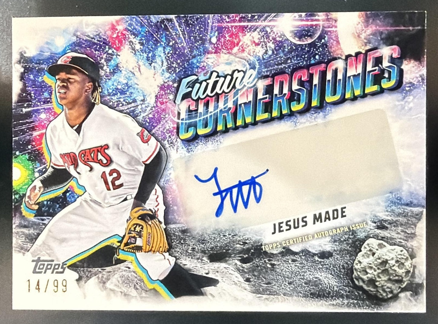 2025 Topps Pro Debut Jesus Made #FC-JM Future Cornerstones 14/99 Auto — front