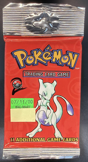 Wizards of the Coast Pokemon TCG Base Set 2 Pack Sealed 1999 Vintage Mewtwo