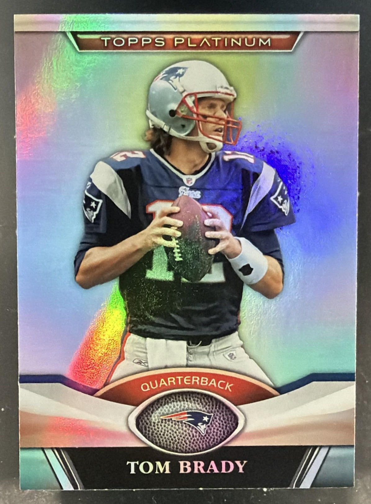 2011 Topps Platinum Tom Brady #70 Patriots — front