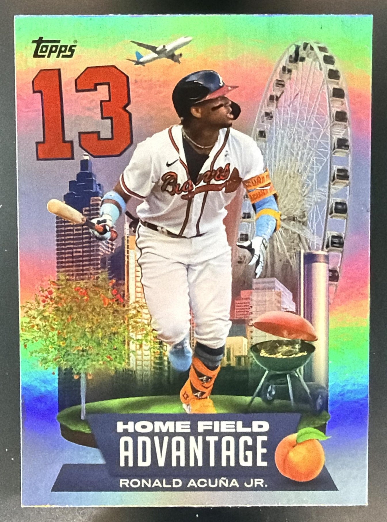 2022 Topps Ronald Acuna Jr #HA-2 Home Field Advantage Braves — front