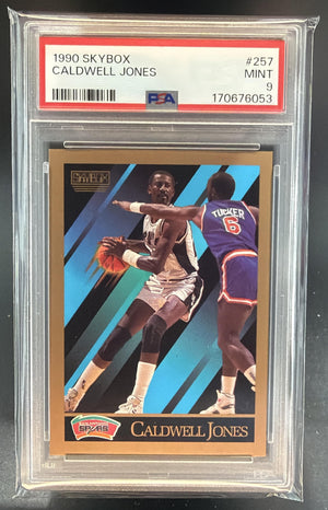 1990-91 Skybox Caldwell Jones #257 Spurs PSA 9