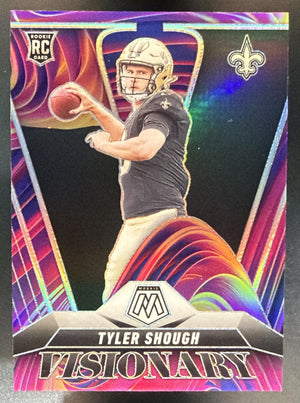 2025 Panini Mosaic Tyler Shough #17 Visionary RC Saints